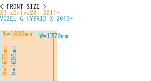 #X3 xDrive20i 2011- + VEZEL G HYBRID X 2013-